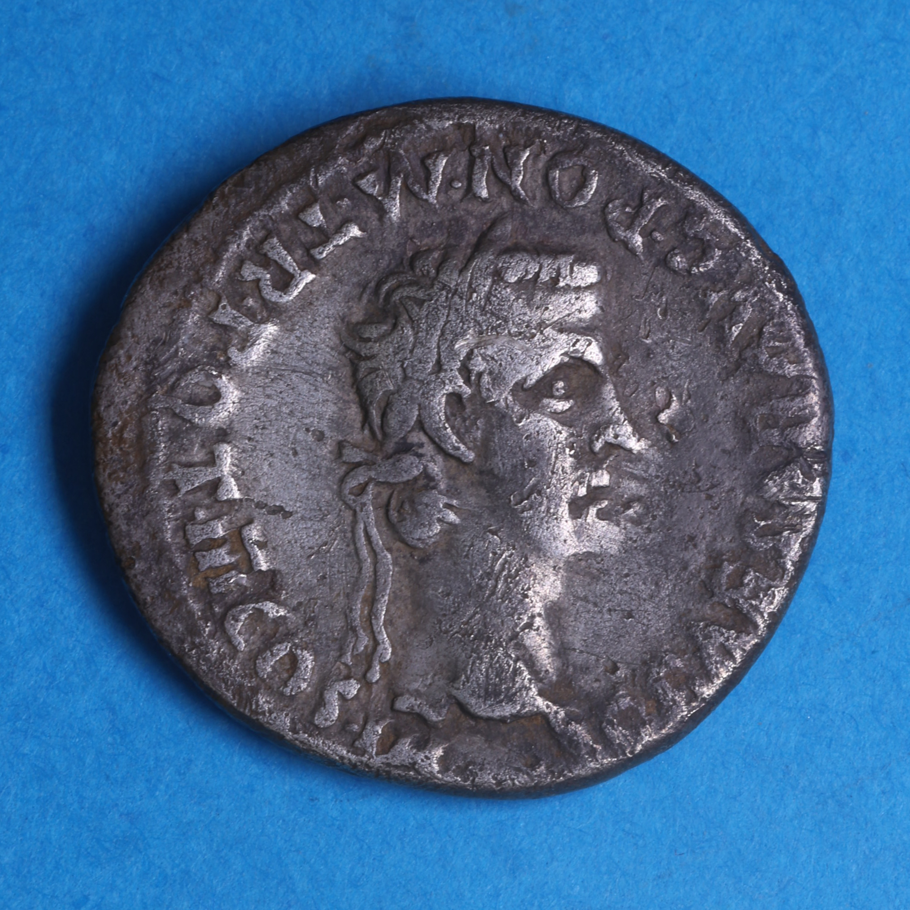 Caligula AD 37-41 Silver Denarius Lyon - Image 3