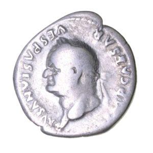Vespasian AD 69-79 Silver Denarius Rome