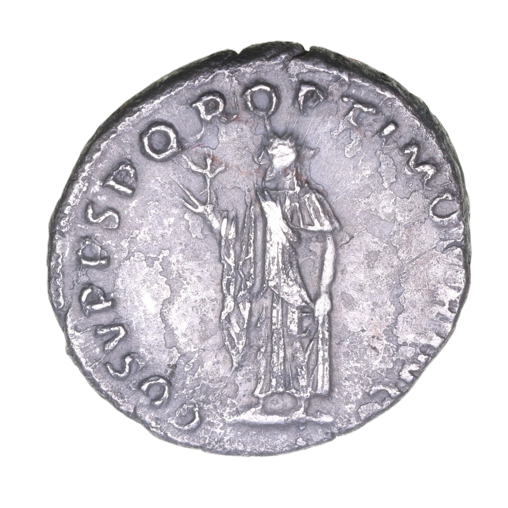 Trajan AD 98-117 Silver Denarius Rome - Image 2