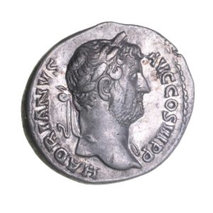 Hadrian AD 117-138 Silver Denarius Rome