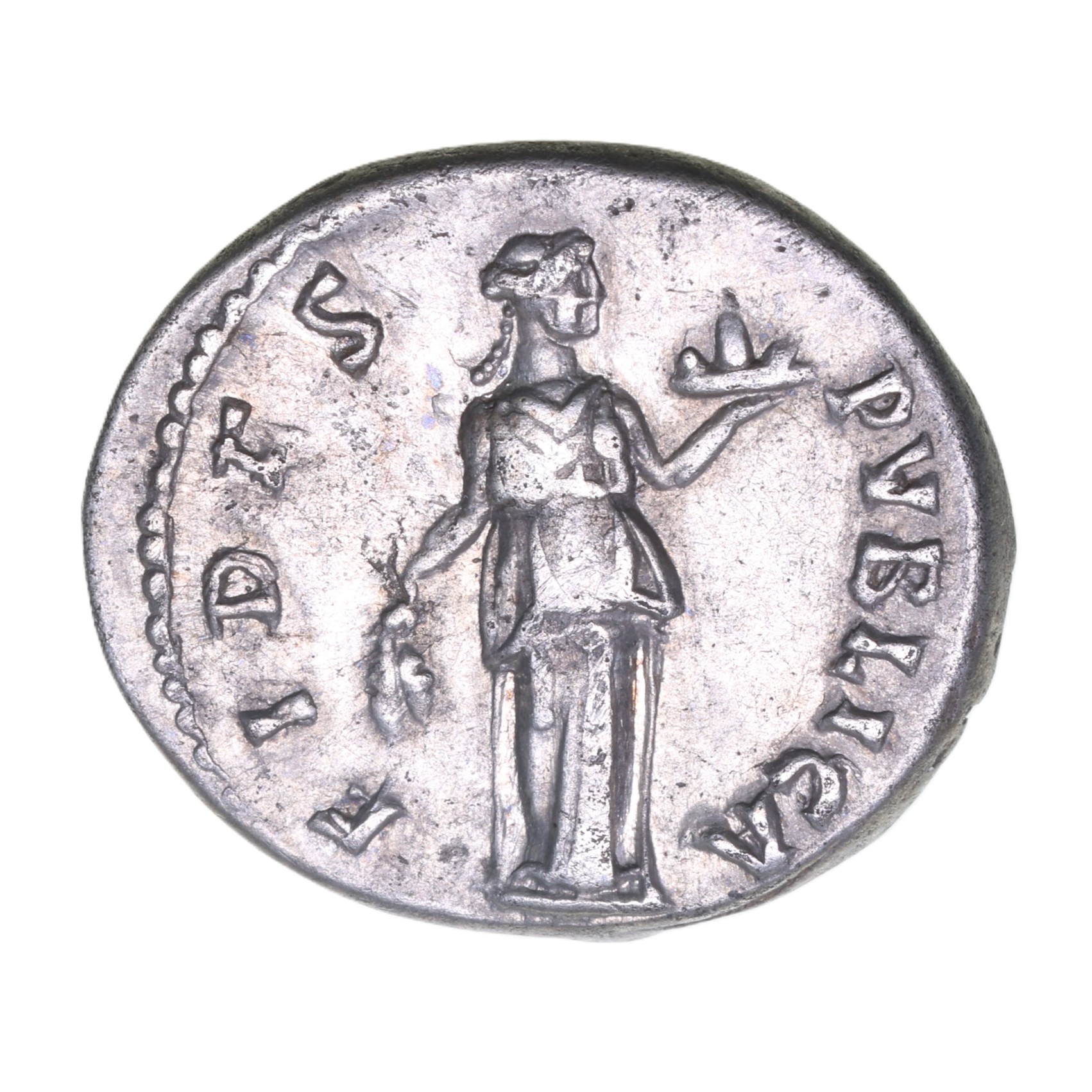 Hadrian AD 117-138 Silver Denarius Rome - Image 2