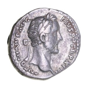 Antoninus Pius AD 138-161 Silver Denarius Rome