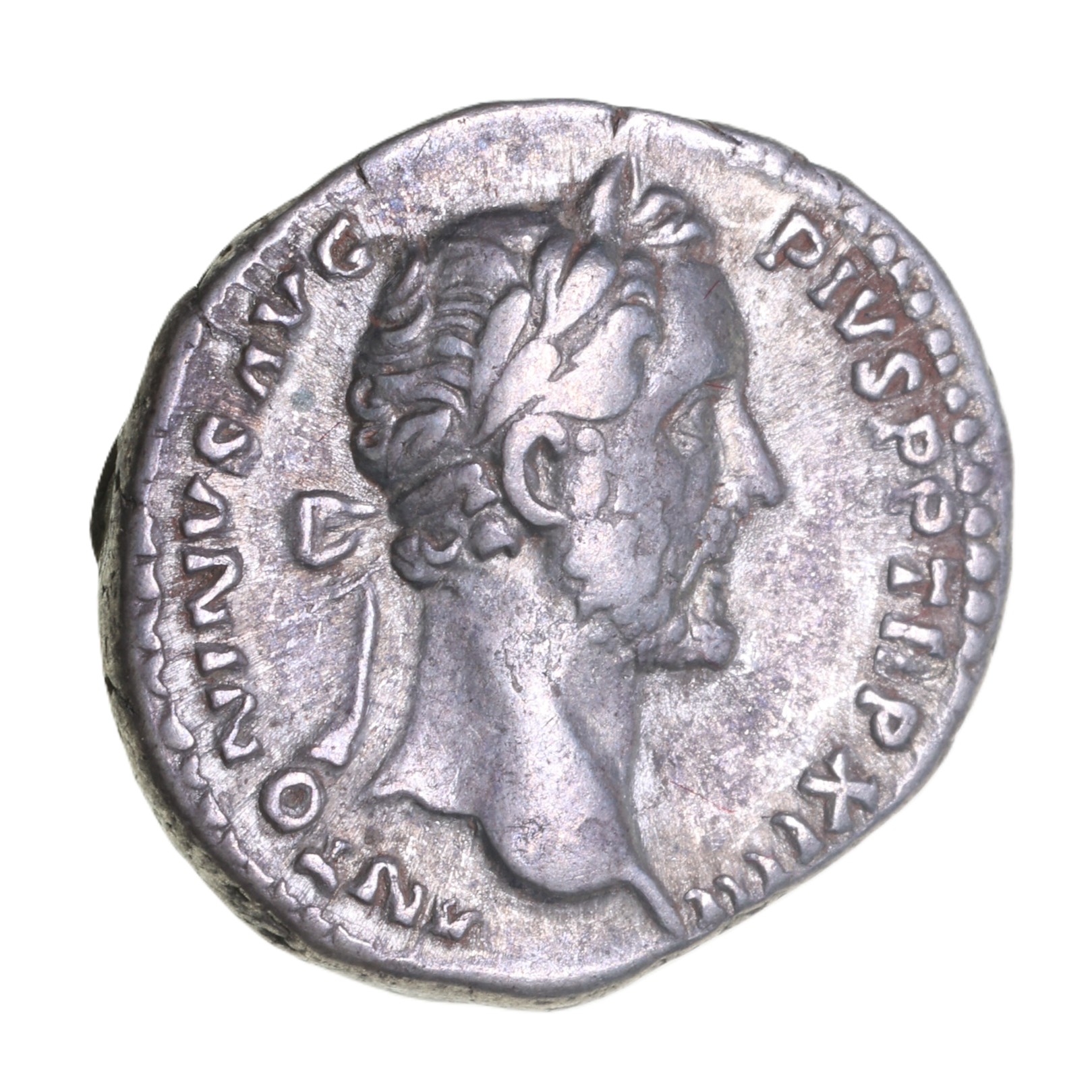 Antoninus Pius AD 138-161 Silver Denarius Rome