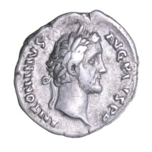 Antoninus Pius AD 138-161 Silver Denarius Rome