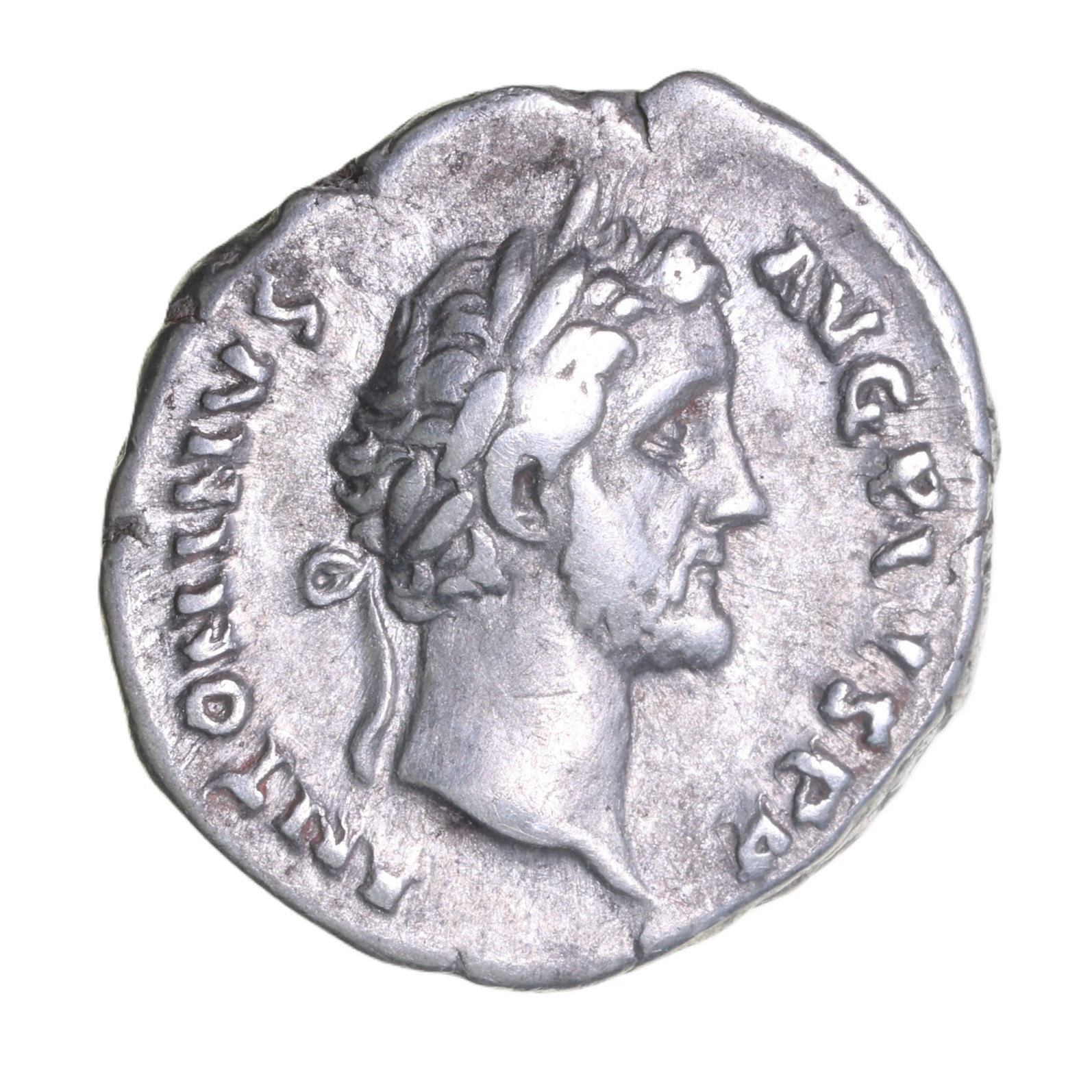 Antoninus Pius AD 138-161 Silver Denarius Rome