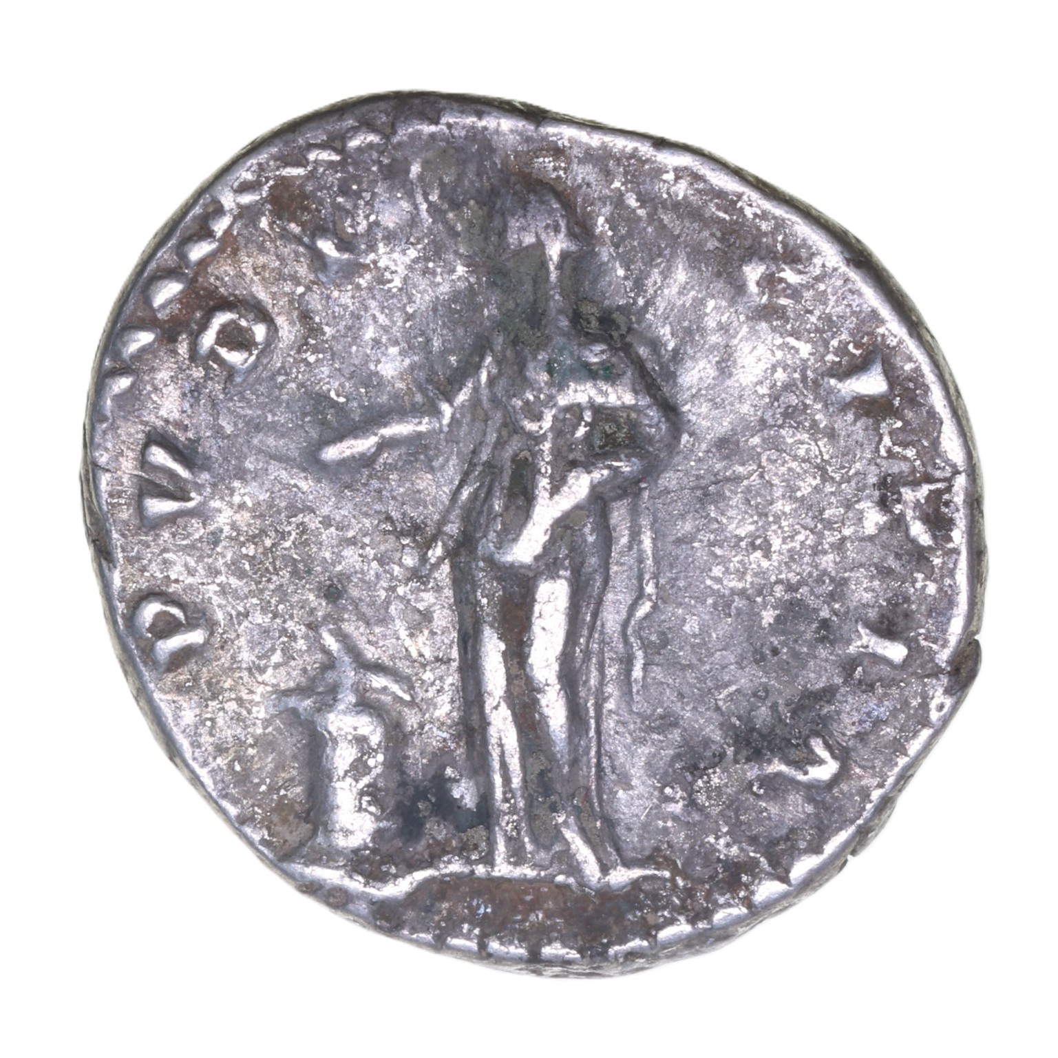 Faustina wife of Marcus Aurelius AD 161-180 Silver Denarius Rome - Image 2