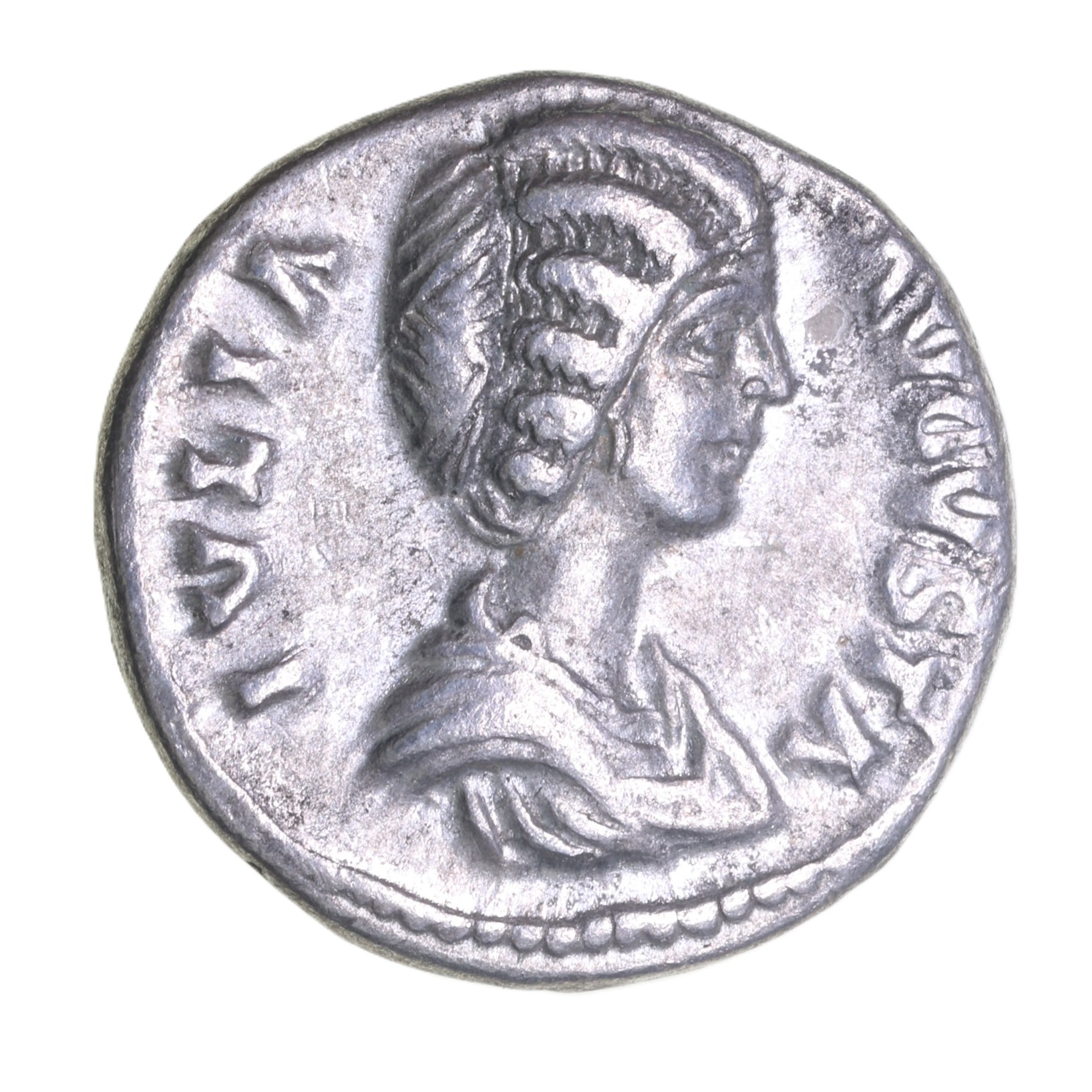Julia Domna wife of Septimius Severus AD 193-211 Silver Denarius Laodicea