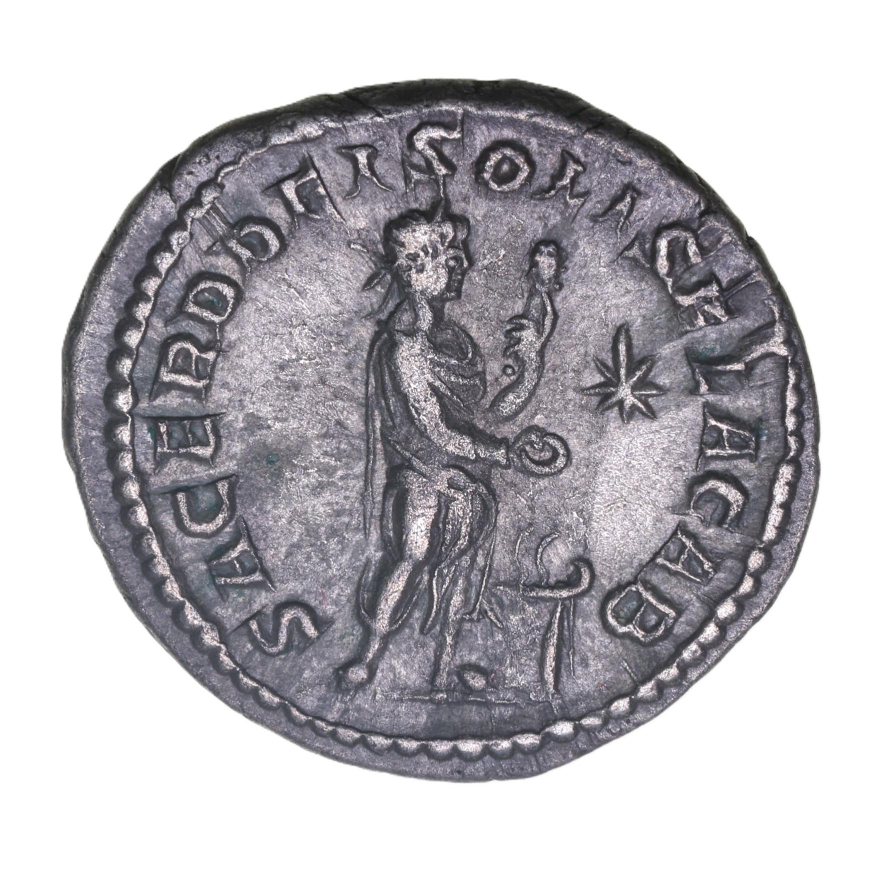 Elagabalus AD 218-222 Silver Denarius - Image 2