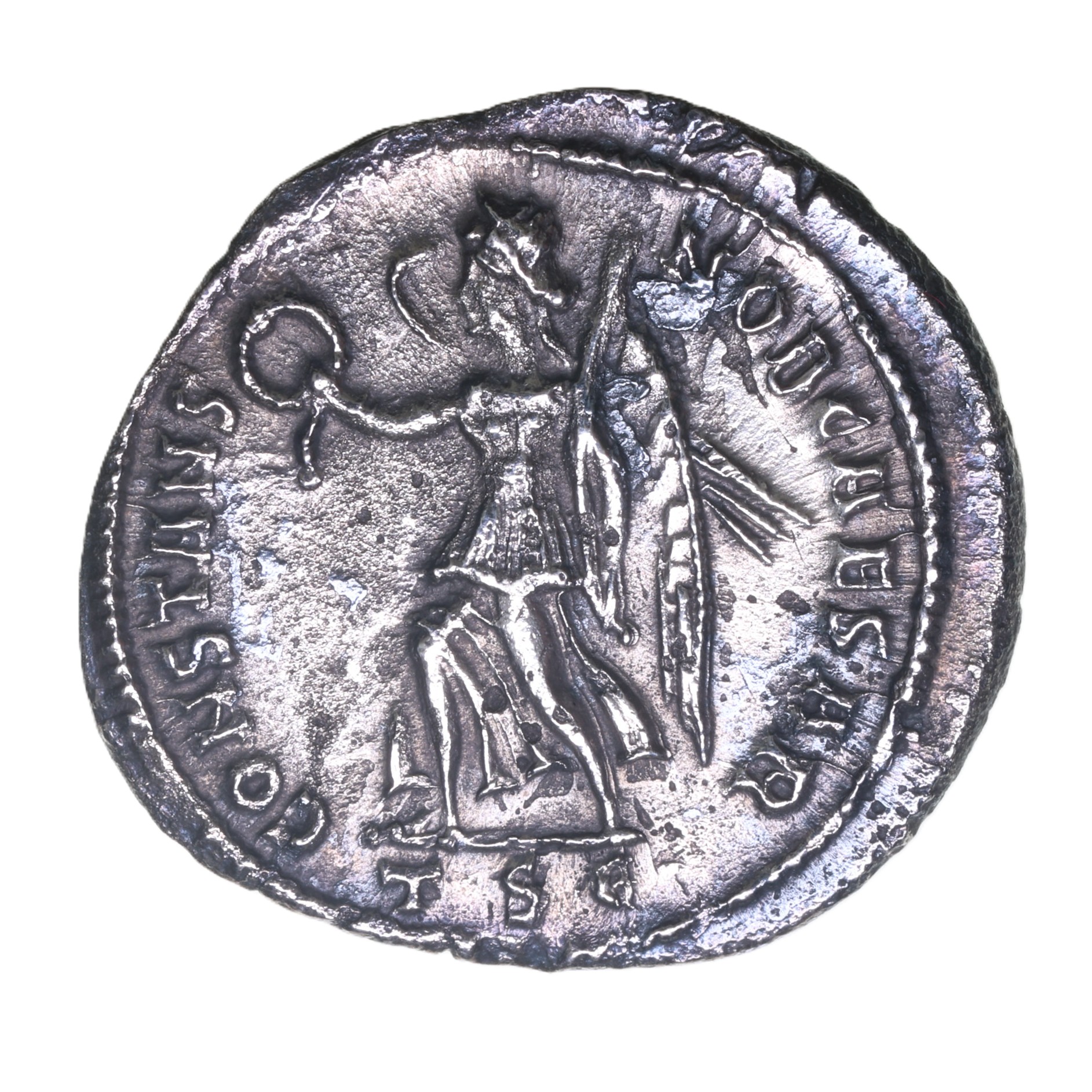 Constans AD 337-350 Silver Siliqua Thessalonica - Image 2