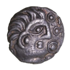 Cantiaci 1st Century BC Torc Head Pegasus Silver Unit *Extremely rare*