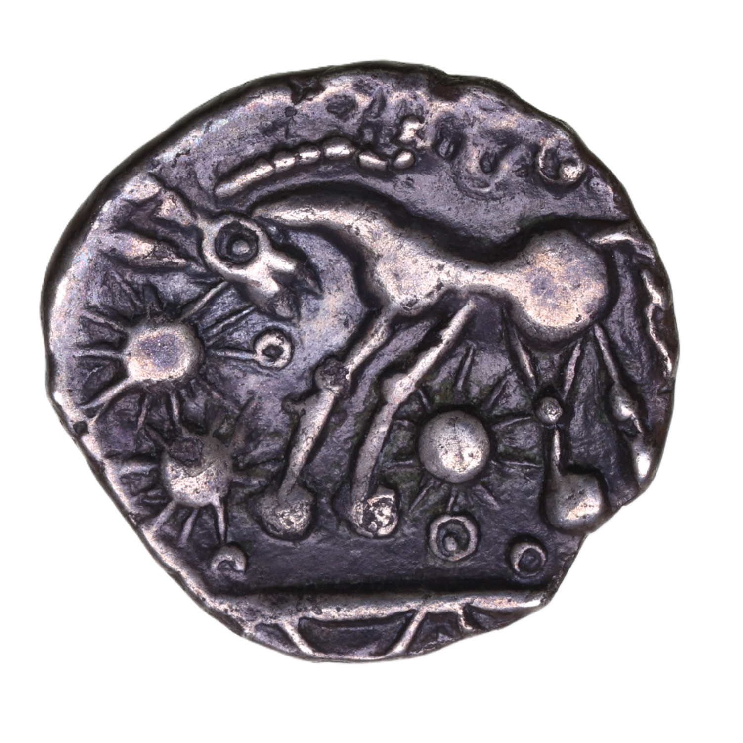 Cantiaci 1st Century BC Chamberlain Chauchoy Silver Unit *Excessively rare* - Image 2