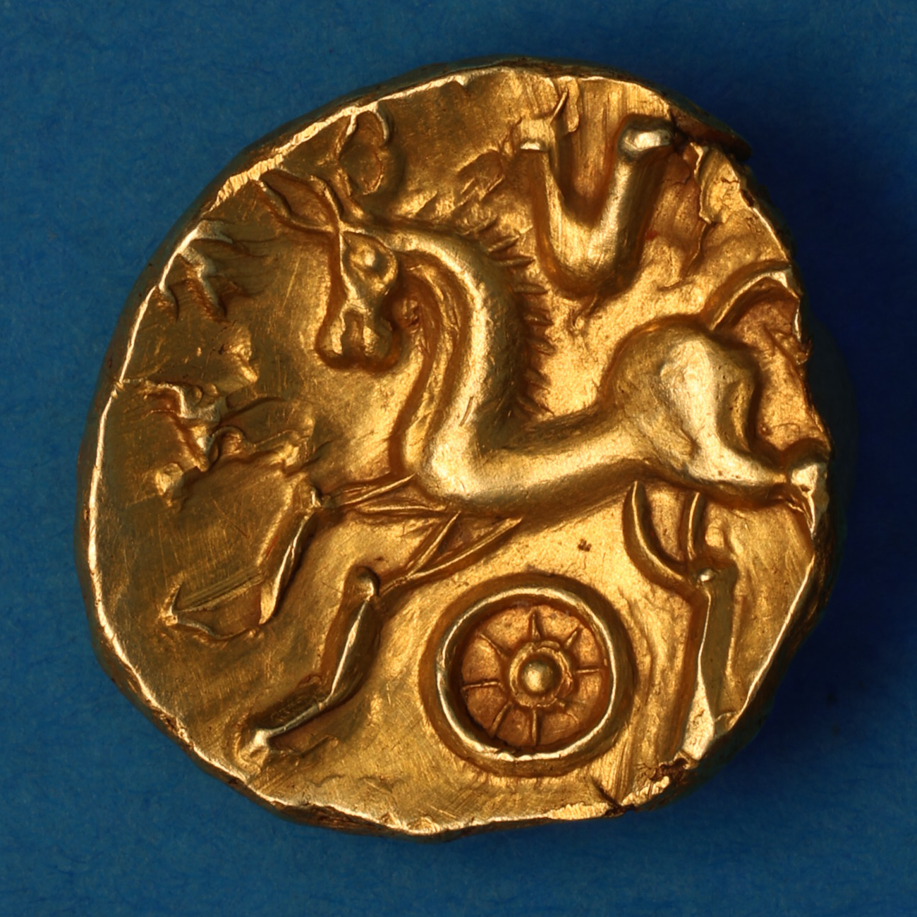 Regini 1st Century BC Selsey Diadem Gold Quarter Stater *Extremely Rare* - Image 4