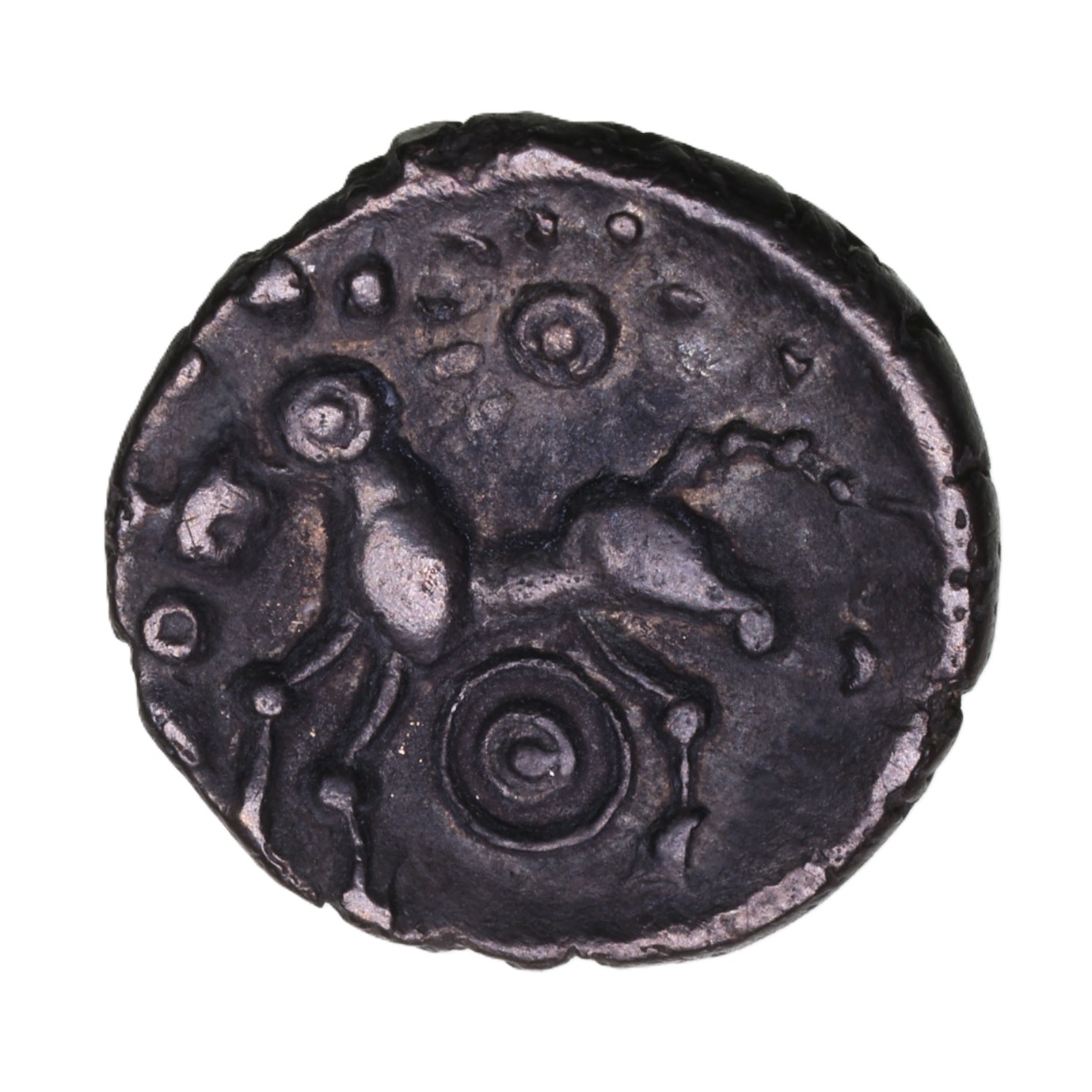 Belgae 1st Century BC Old Basing Silver Unit *Very Rare* - Image 2