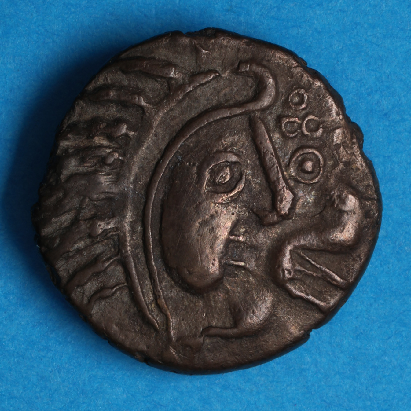 Belgae 1st Century BC Old Basing Silver Unit *Very Rare* - Image 4