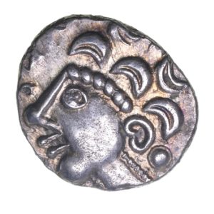 Berkshire c. 55-40 BC Abingdon Head Silver Unit *Excessively Rare*