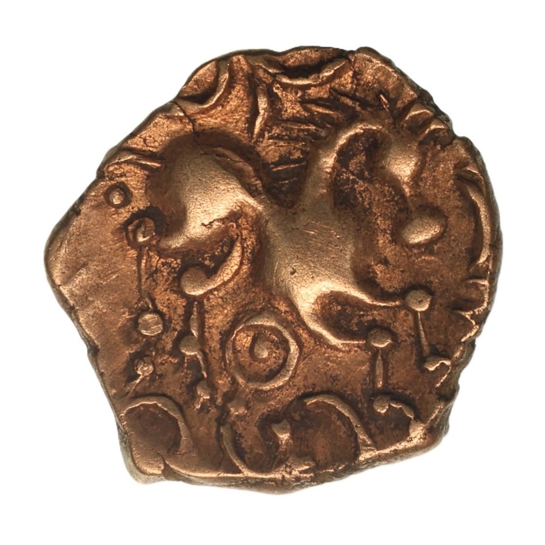 Iceni 1st Century BC Gisleham Glory Gold Quarter Stater *Extremely Rare*