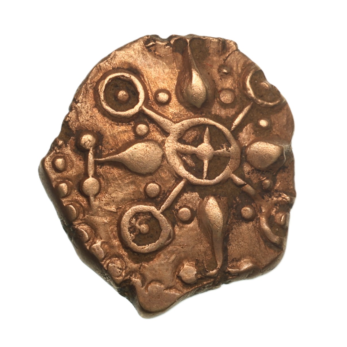 Iceni 1st Century BC Gisleham Glory Gold Quarter Stater *Extremely Rare* - Image 2