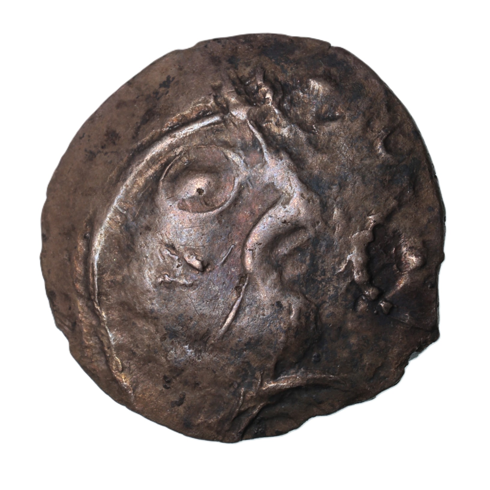 Iceni 1st Century BC Punk Head Silver Unit