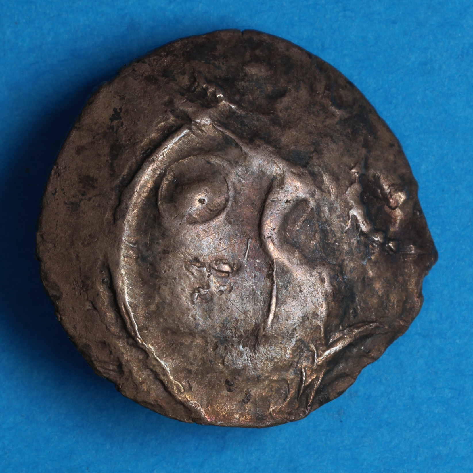 Iceni 1st Century BC Punk Head Silver Unit - Image 3