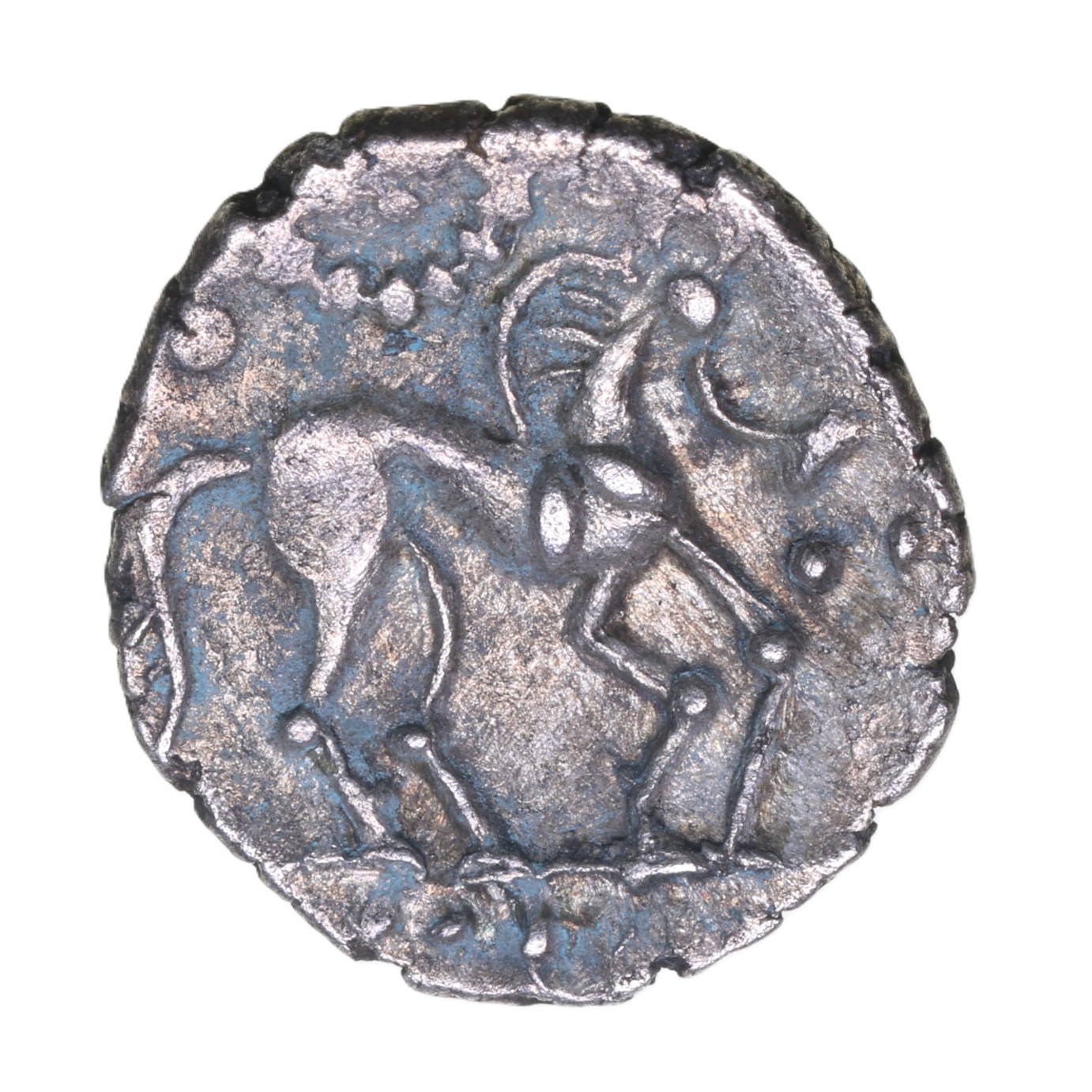 Iceni 1st Century BC Norfolk Boar Triadic Silver Unit *Rare* - Image 2