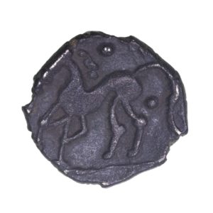 Iceni 1st Century BC Corn Ear Quatrefoil Silver Half Unit *Extremely Rare*