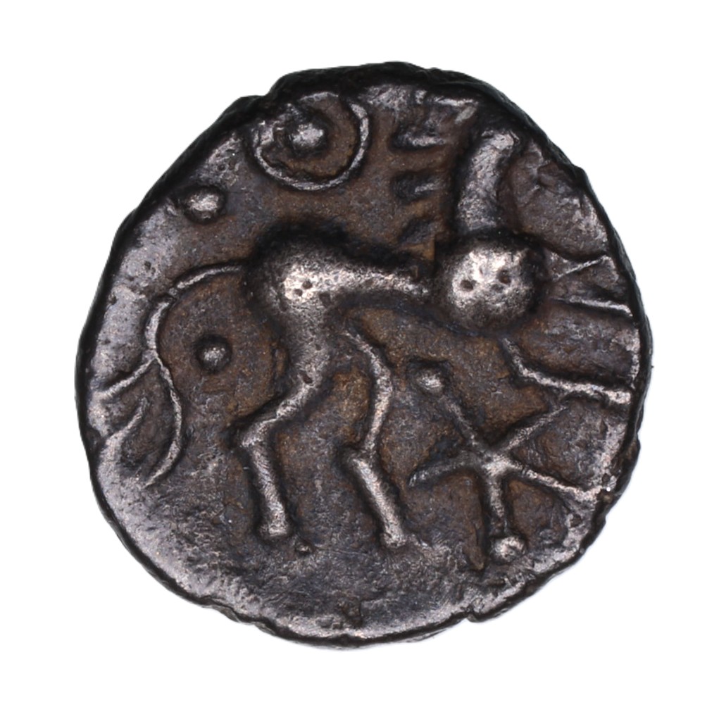 Iceni 1st Century BC Stickman Boar Silver Half Unit *Rare* - Image 2