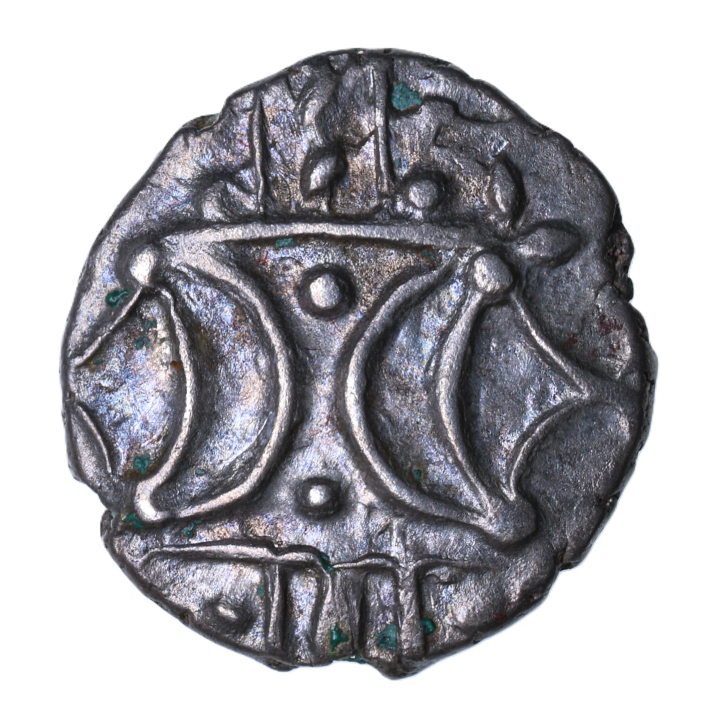 Iceni Ecen c. AD 10-43 Ecen Corn Ear Silver Unit - Image 2