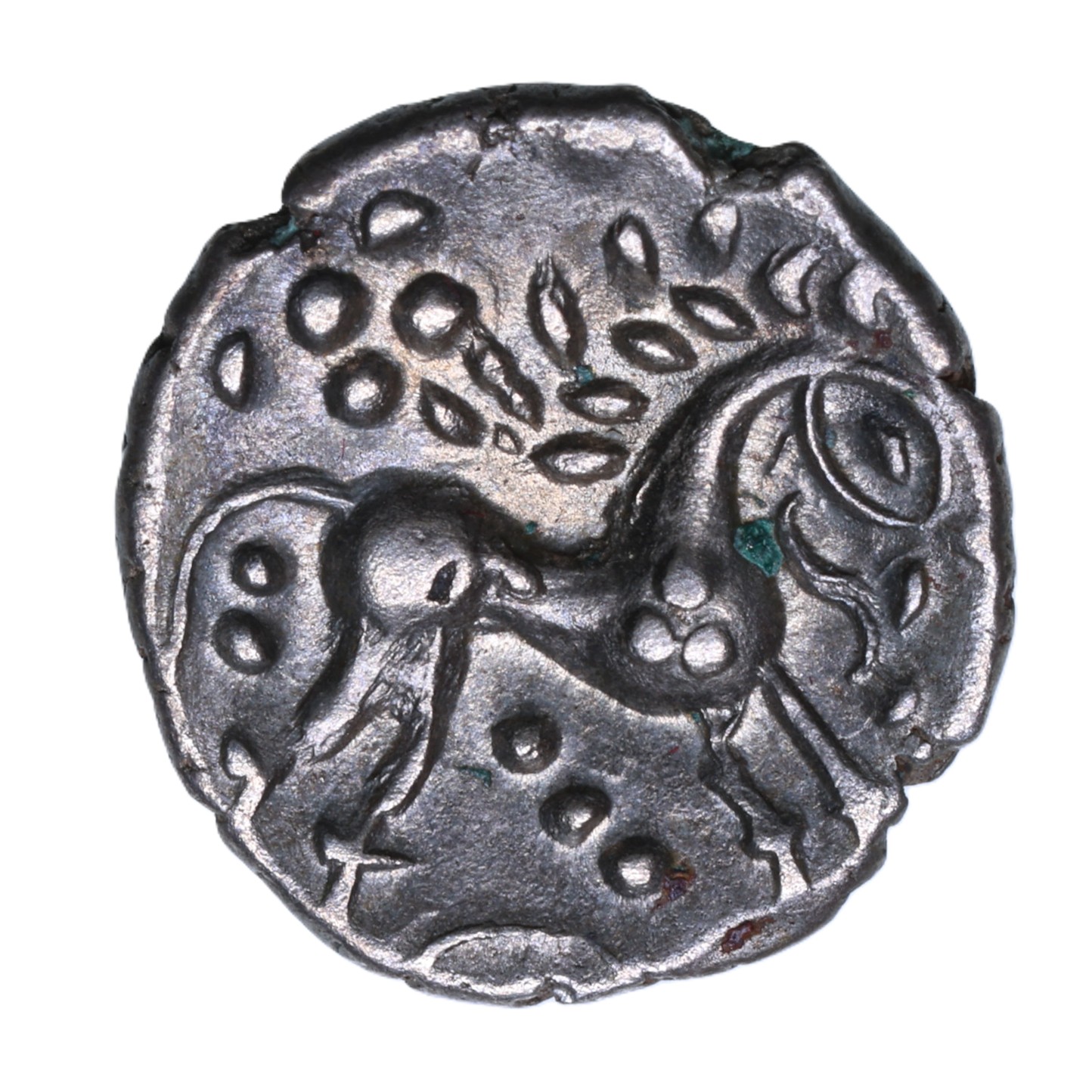 Iceni Ecen c. AD 10-43 Ecen Corn Ear Silver Unit