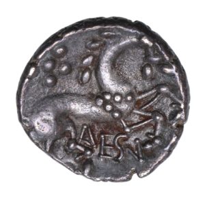 Iceni Aesu c. AD 30-43 Aesu Silver Unit *Scarce*