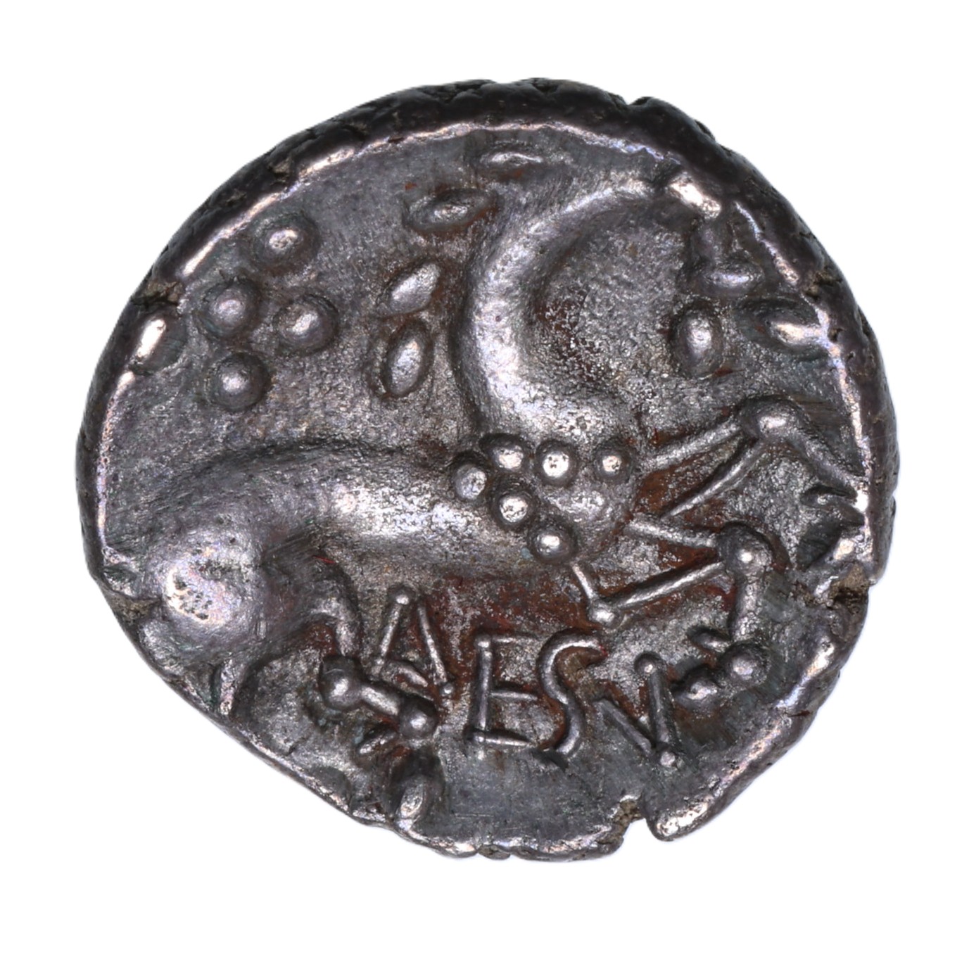 Iceni Aesu c. AD 30-43 Aesu Silver Unit *Scarce*