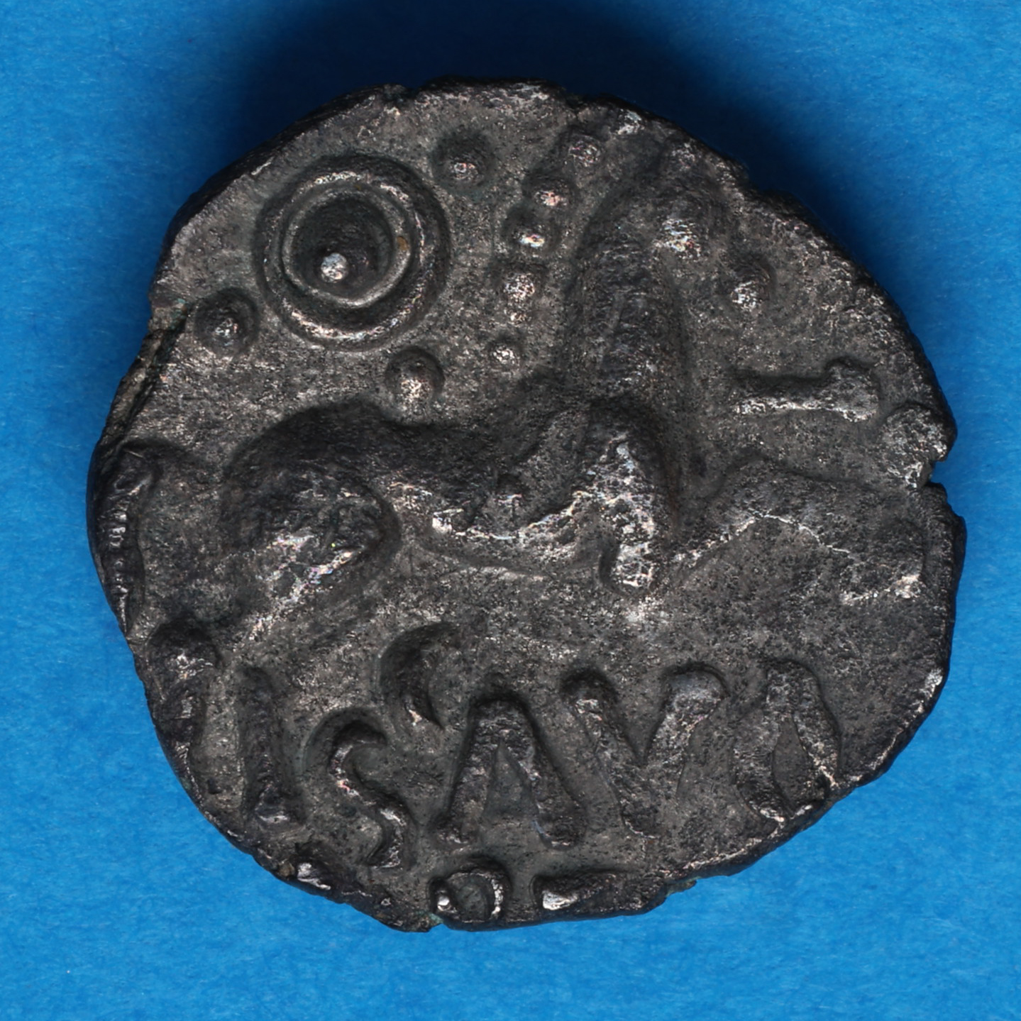 Iceni Alii Scavo c. AD 35-45 Alii Scavo Silver Unit *Extremely Rare* - Image 4
