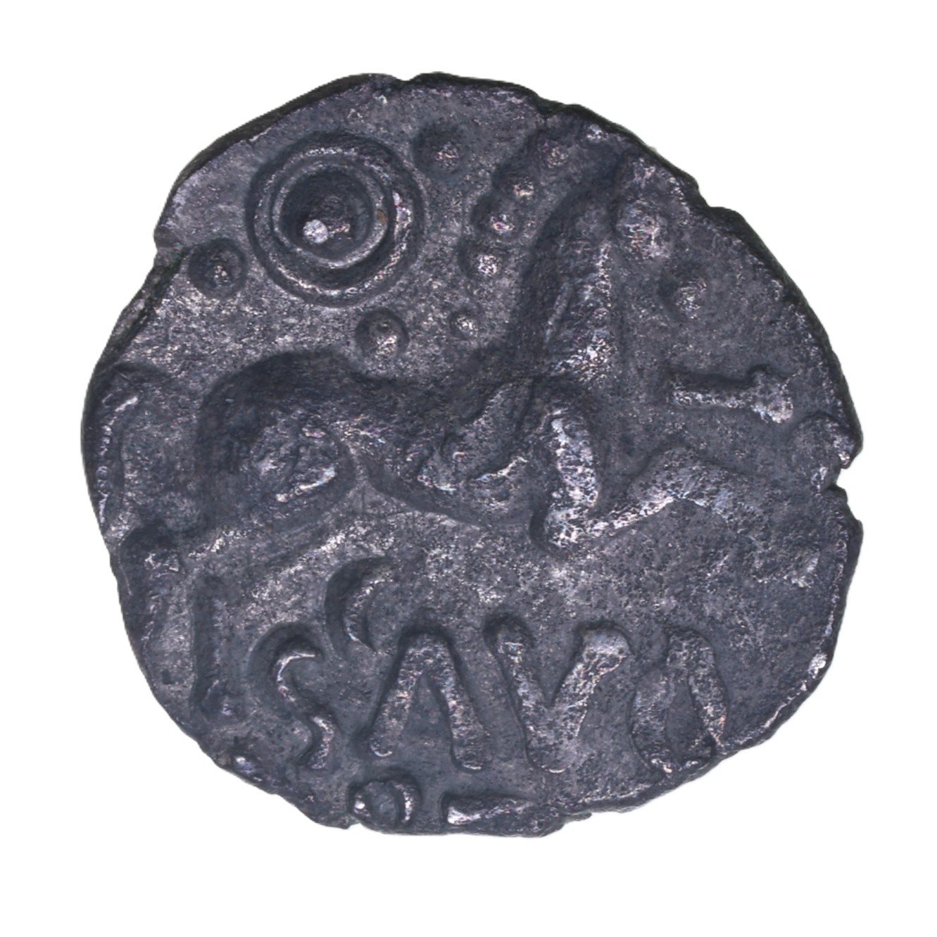 Iceni Alii Scavo c. AD 35-45 Alii Scavo Silver Unit *Extremely Rare* - Image 2