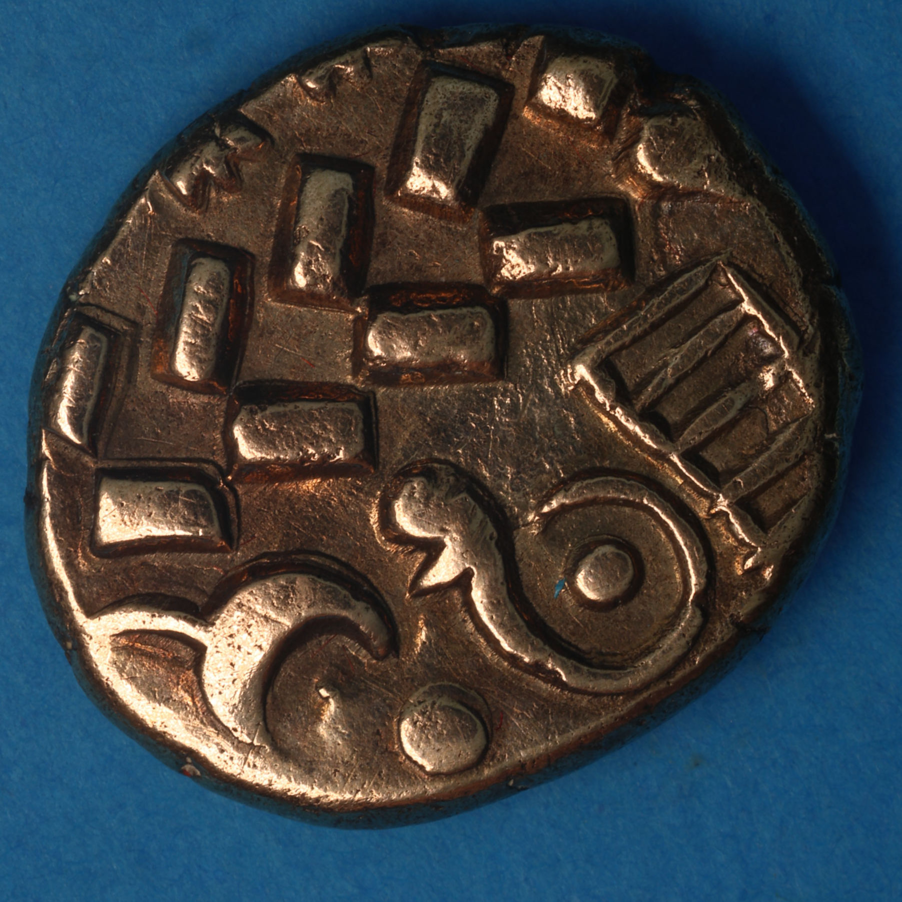 Corieltavi late 1st Century BC South Ferriby Ladder Gold Stater *Extremely Rare* - Image 4