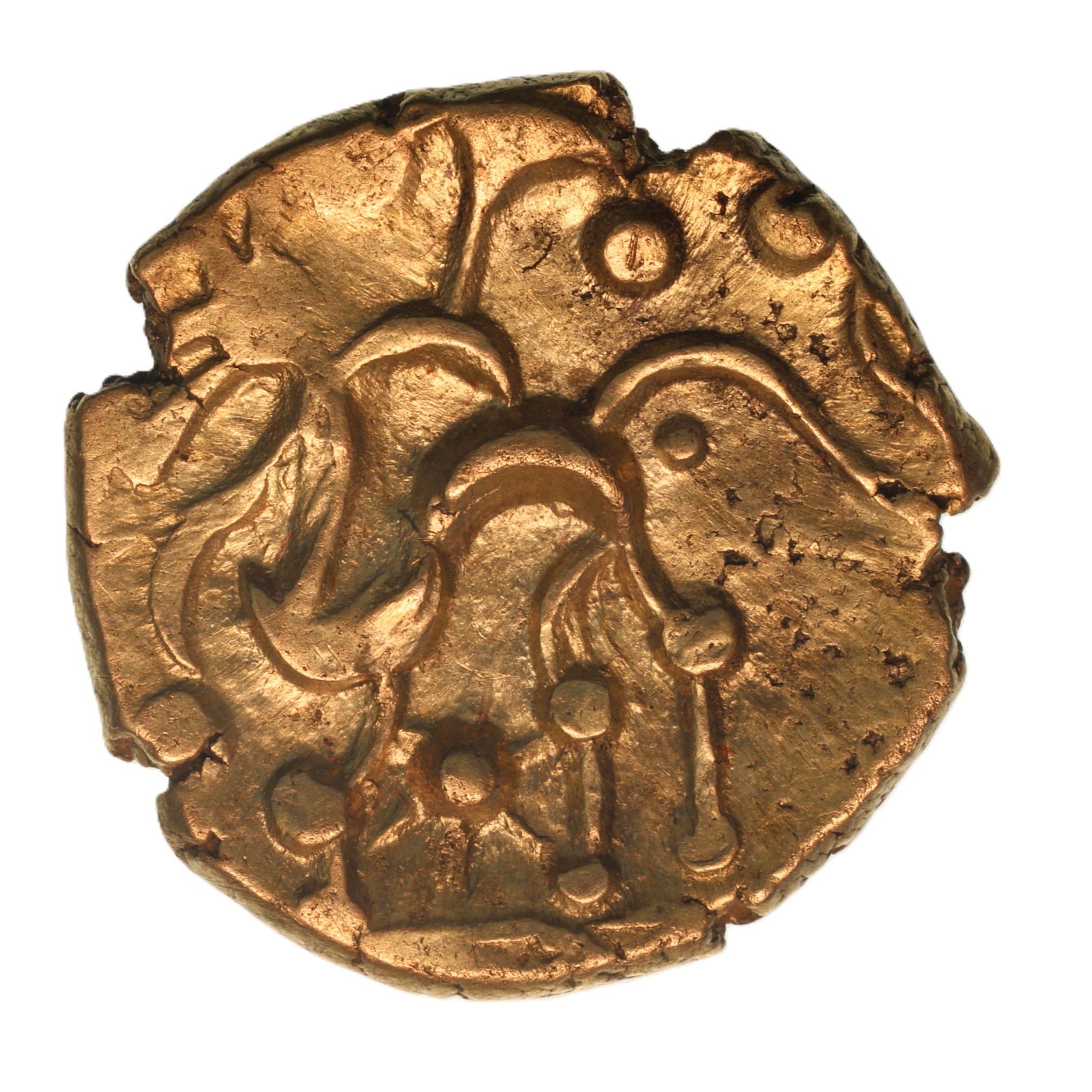 Corieltavi late 1st Century BC South Ferriby Gold Stater