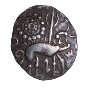 Corieltavi late 1st Century BC Proto Boar Silver Unit with Spear Type Rich 1a *Scarce*