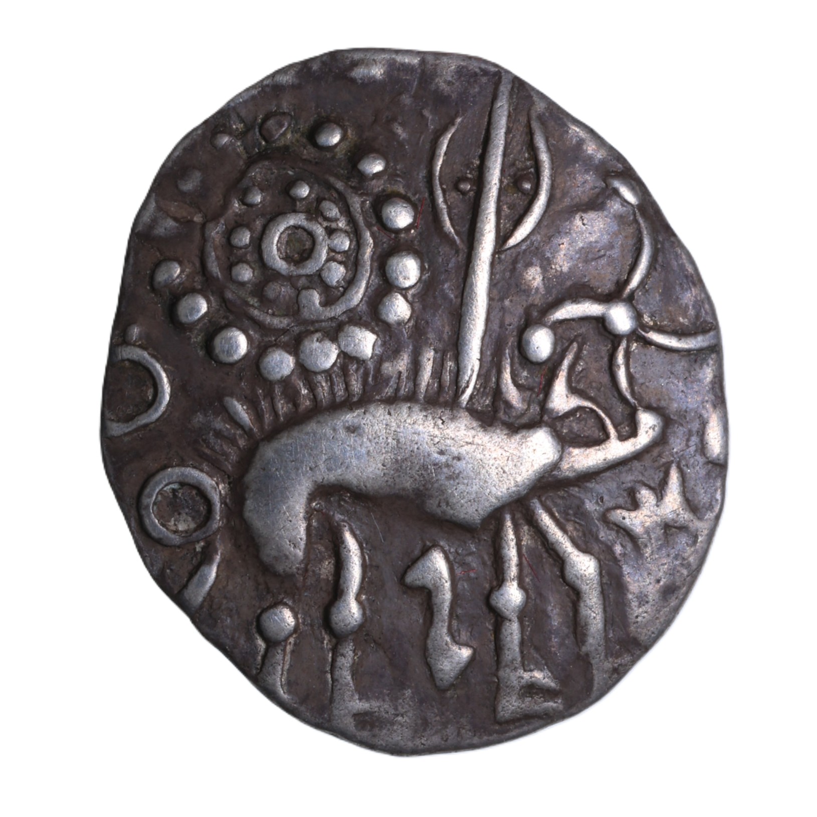 Corieltavi late 1st Century BC Proto Boar Silver Unit with Spear Type Rich 1a *Scarce*