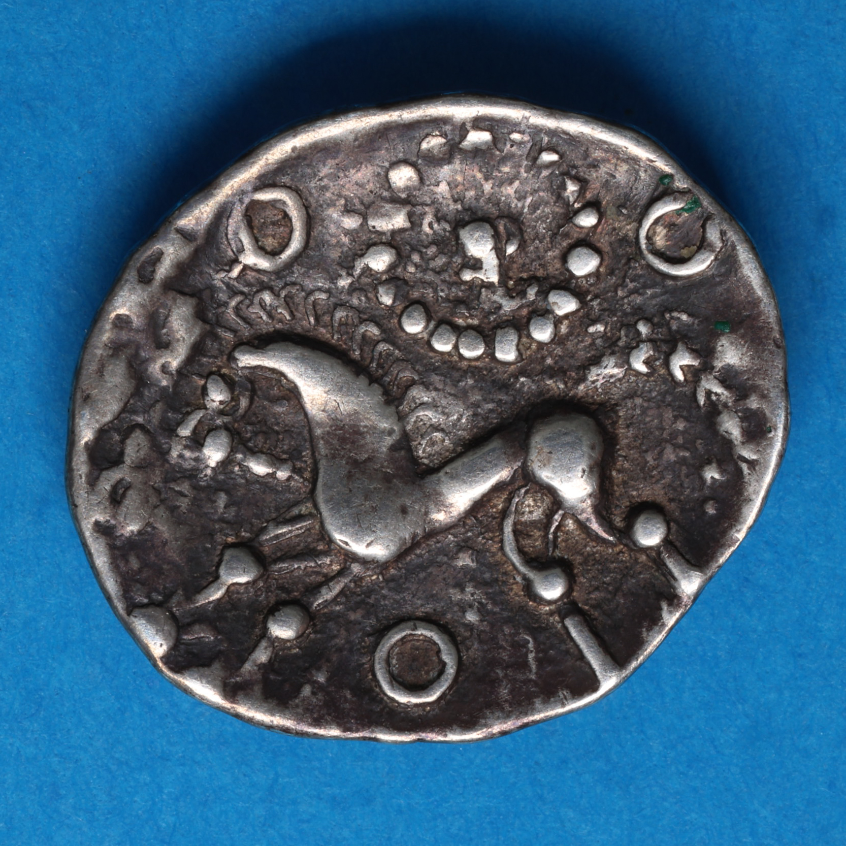 Corieltavi late 1st Century BC Proto Boar Silver Unit with Spear Type Rich 1a *Scarce* - Image 4