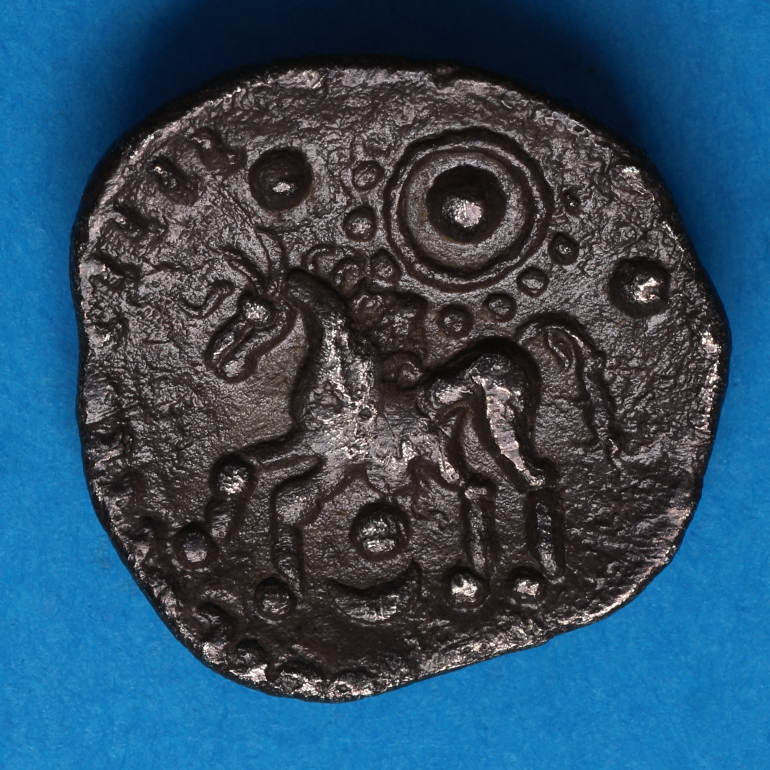 Corieltavi late 1st Century BC Proto Boar Silver Unit with Spear Type Rich 6a *Scarce* - Image 4