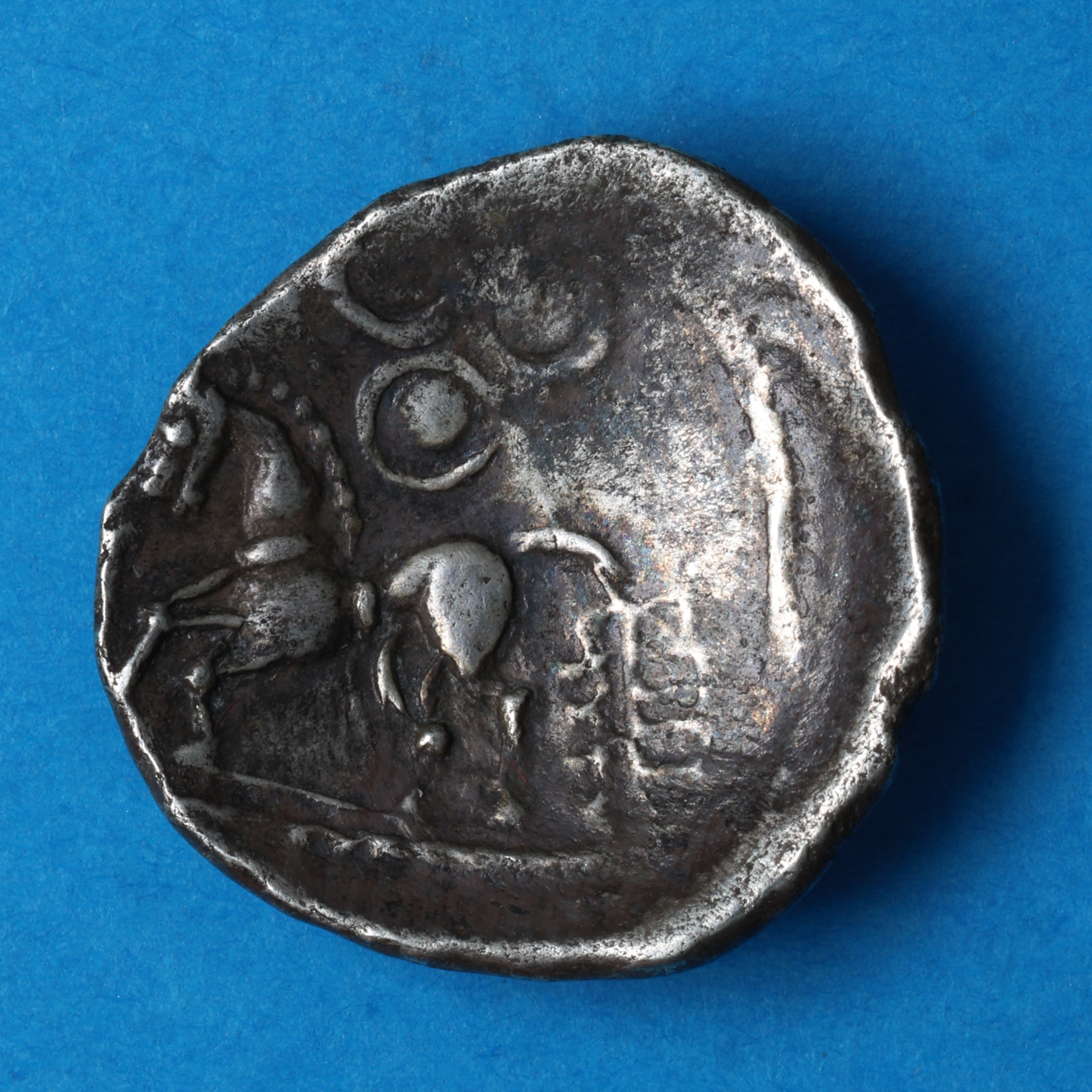 Corieltavi late 1st Century BC Lincolnshire Wolf Silver Unit Rich 8 *Extremely Rare* - Image 4