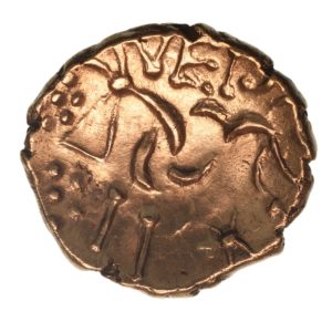 Corieltavi Vepo c. AD 15-40 Vepo Vep Gold Stater *Extremely Rare*