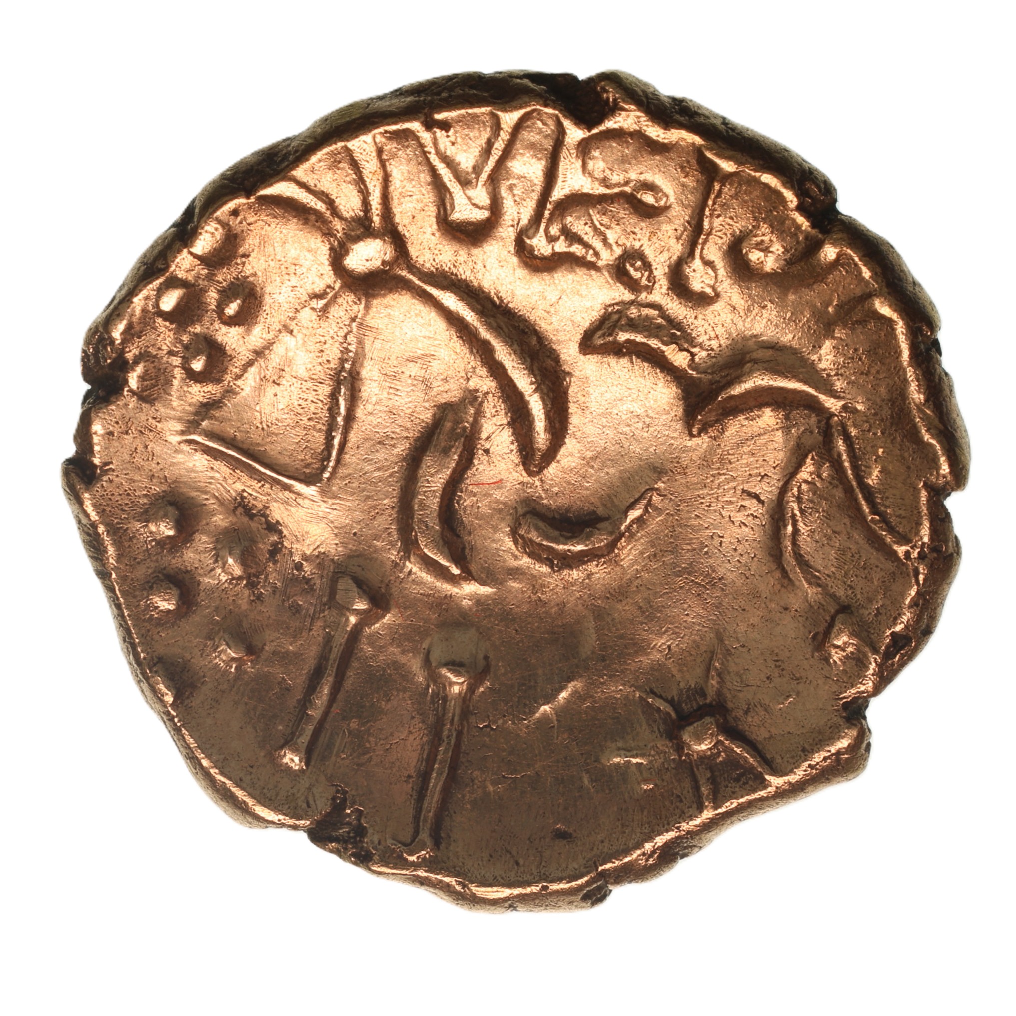 Corieltavi Vepo c. AD 15-40 Vepo Vep Gold Stater *Extremely Rare*