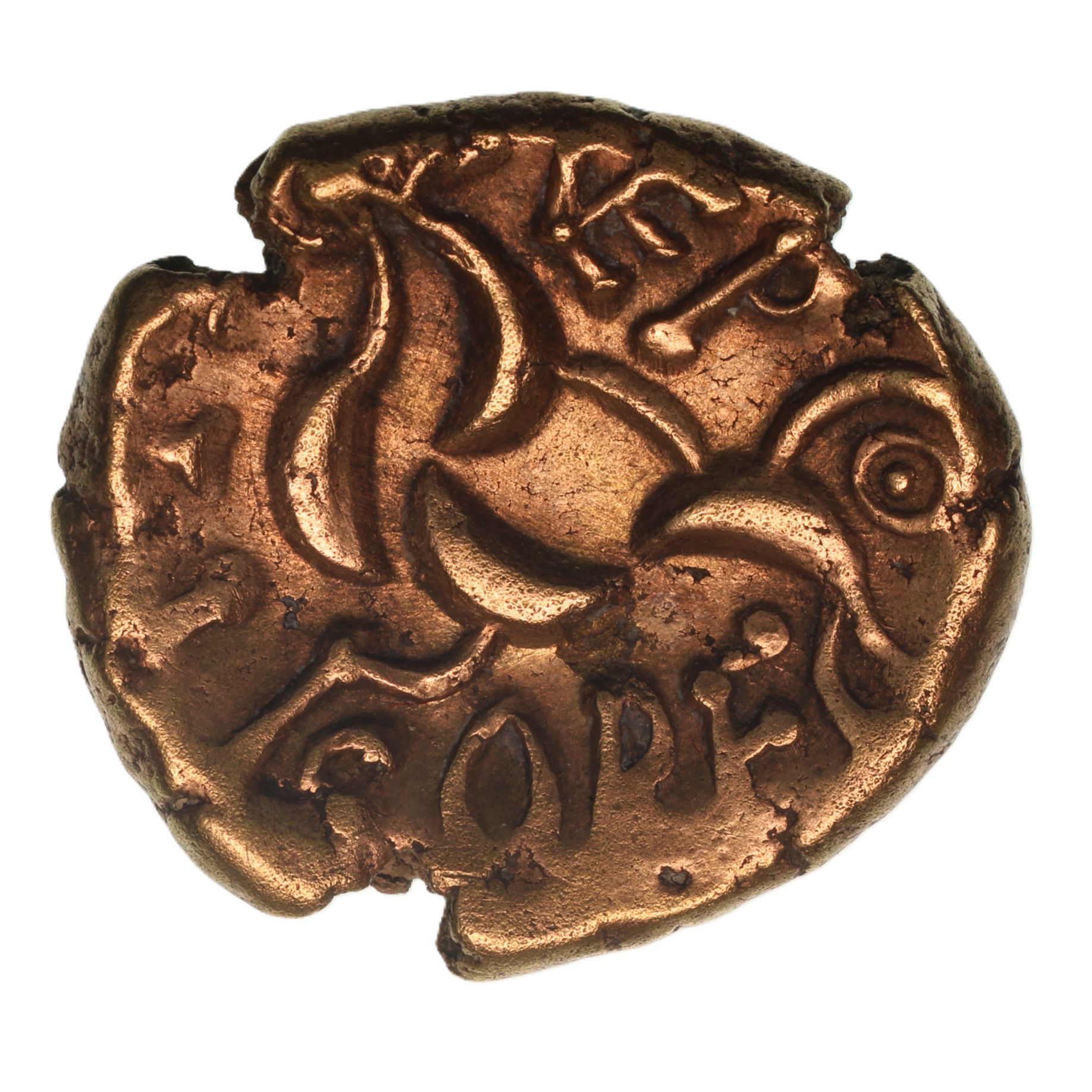 Corieltavi Vepo c. AD 15-40 Vepo Triadic Gold Stater *Rare*