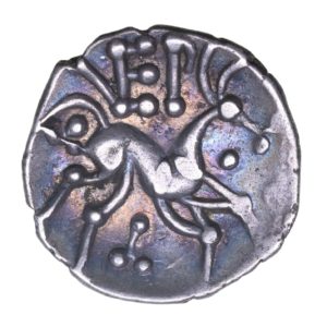 Corieltavi Vepo c. AD 15-40 Vepo Vep Silver Unit *Very Rare*