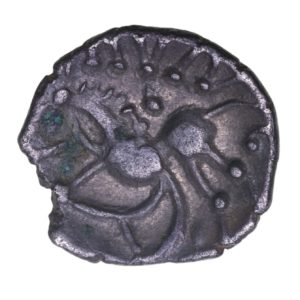 Corieltavi Aunt Cost c. AD 15-40 Aunt Cost Blundered Legend Silver Unit *Rare*