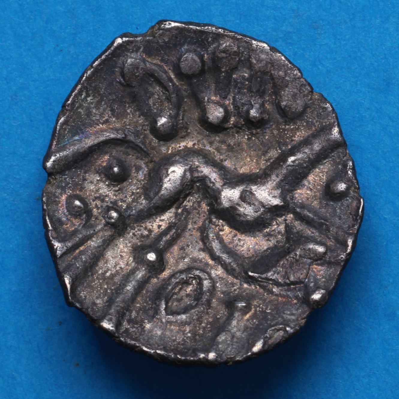 Corieltavi Volisios Dumnocoveros c. AD 35-40 Volisios Dumnocoveros Silver Half Unit *Extremely Rare* - Image 3