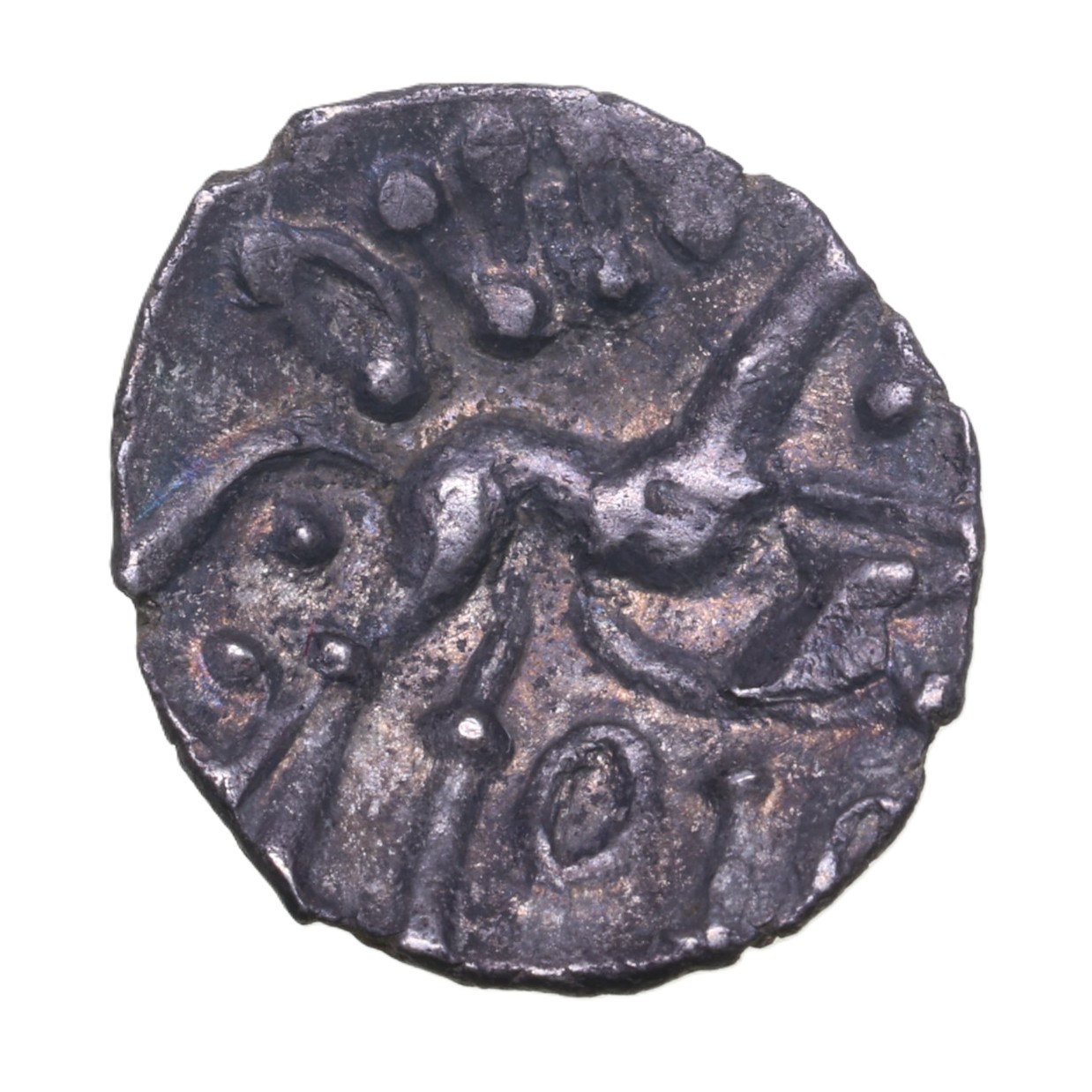 Corieltavi Volisios Dumnocoveros c. AD 35-40 Volisios Dumnocoveros Silver Half Unit *Extremely Rare*