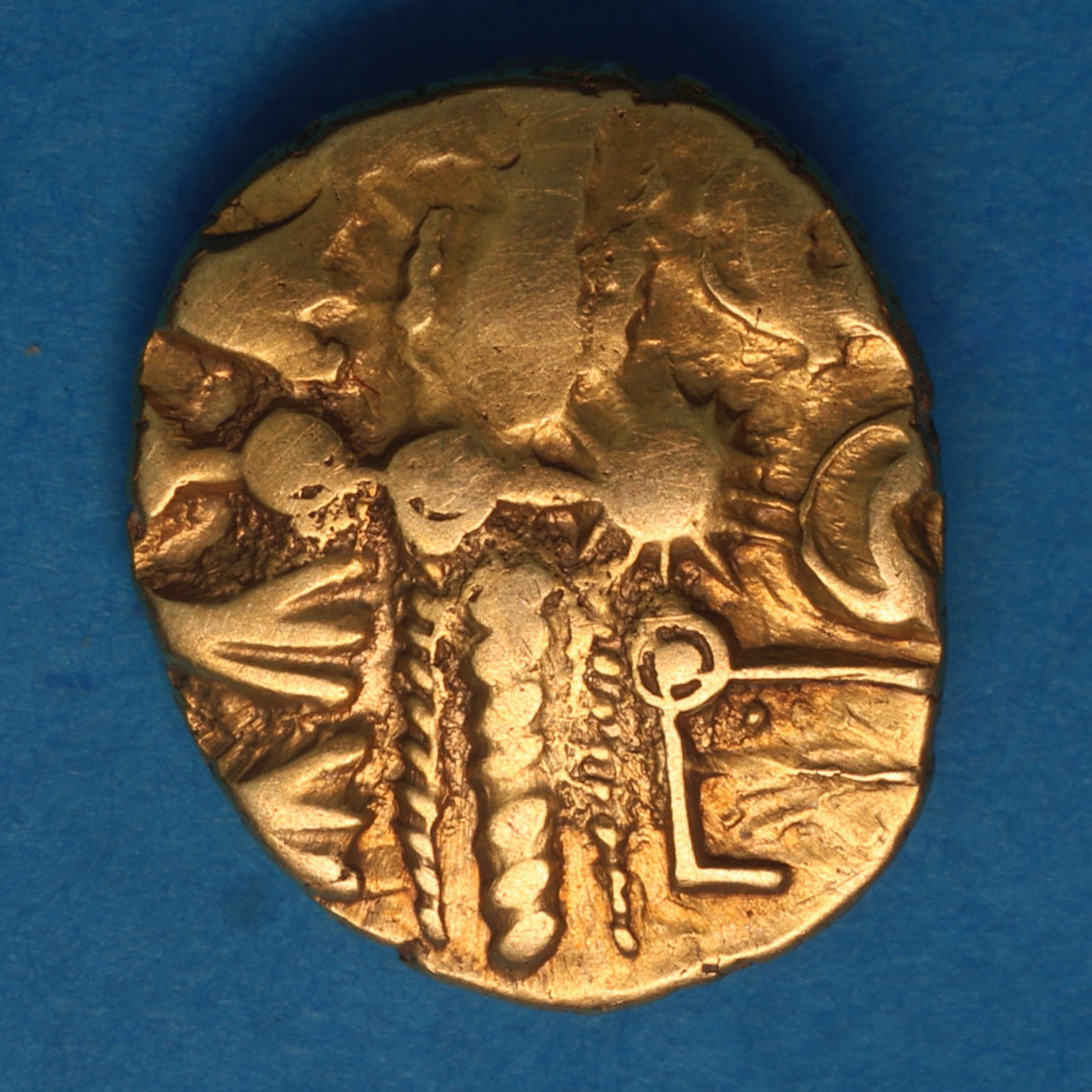 Dobunni 1st Century BC Sunburst Little Horse Gold Quarter Stater *Very Rare* - Image 4