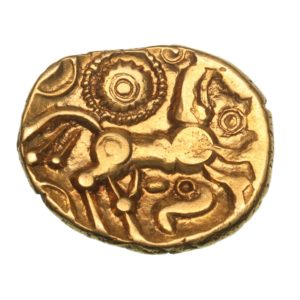 Dobunni 1st Century BC Sunburst Little Horse Gold Quarter Stater *Very Rare*