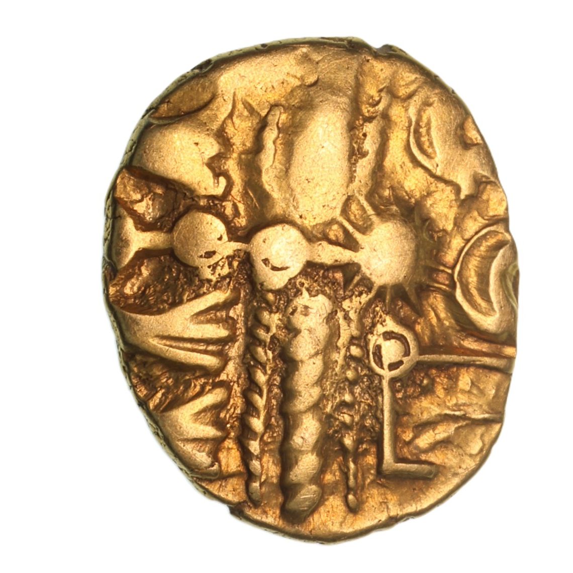 Dobunni 1st Century BC Sunburst Little Horse Gold Quarter Stater *Very Rare* - Image 2