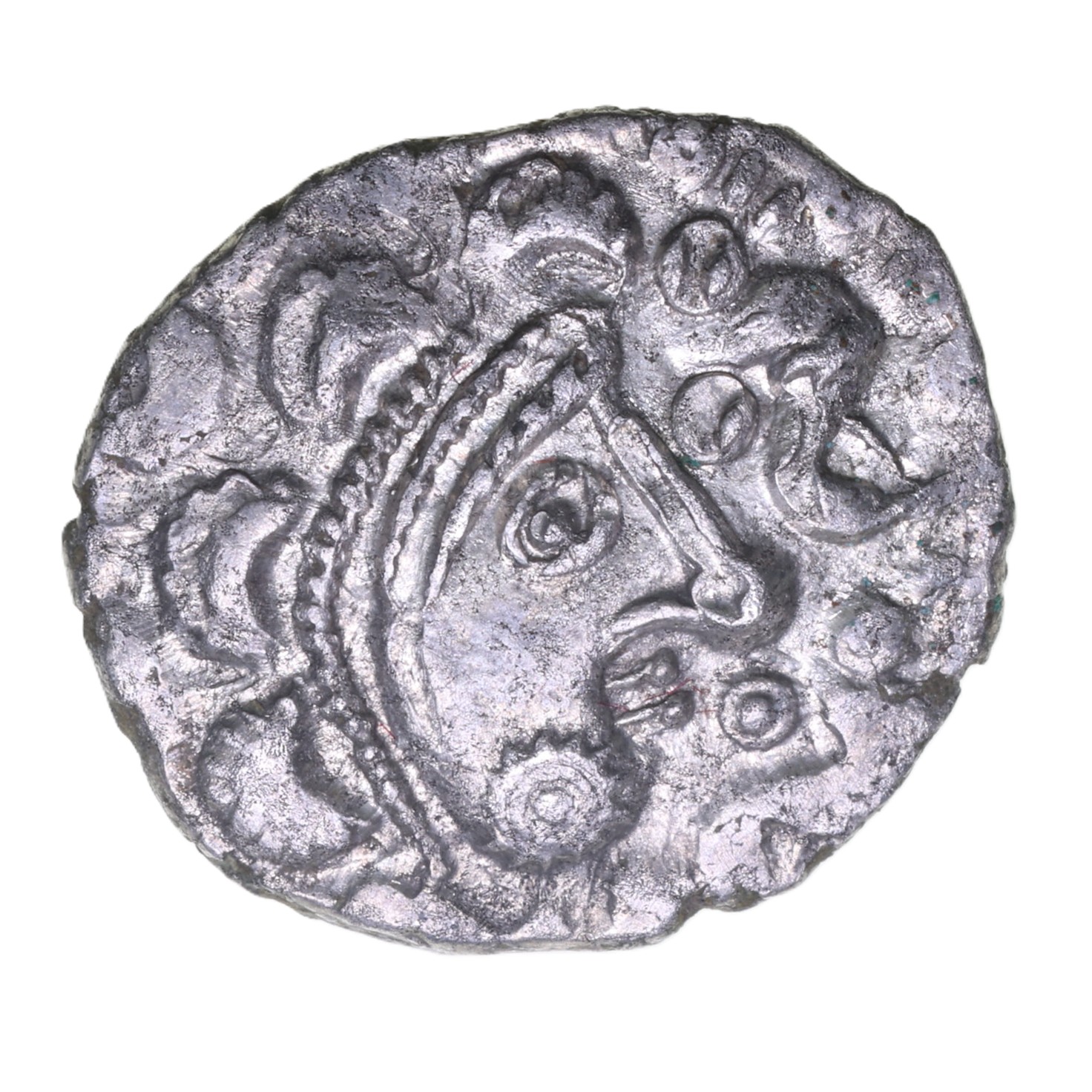 Dobunni 1st Century BC Cotswold Cock Silver Unit Head Type *Rare*